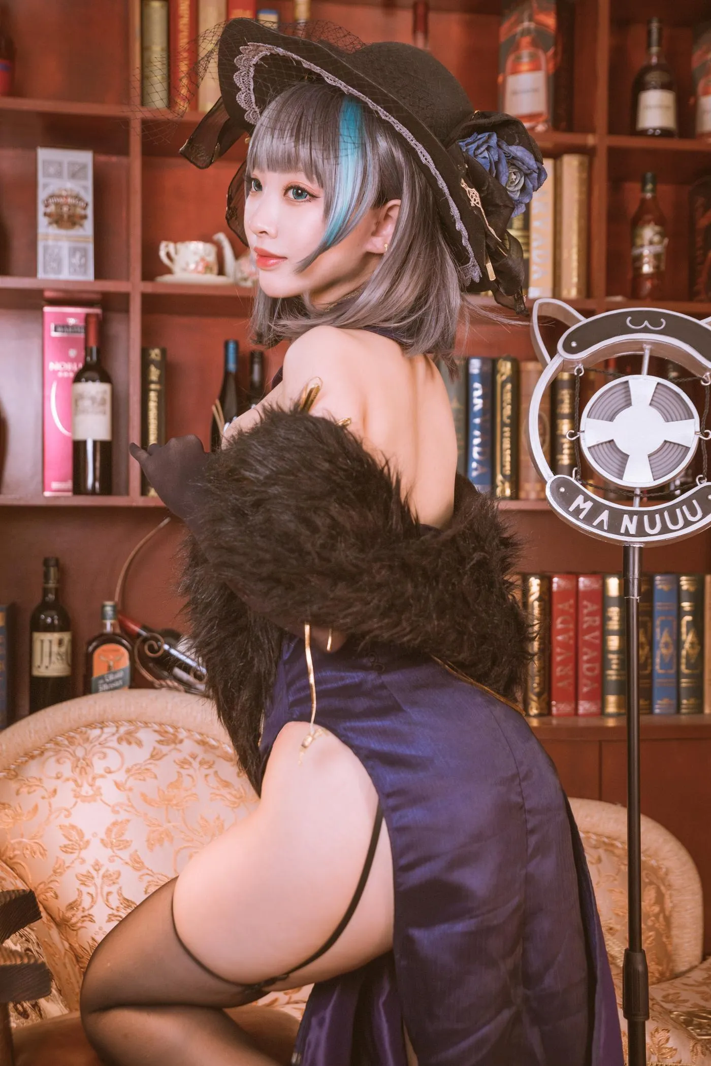 宮本桜 – NO.02 柴郡旗袍 音乐绚烂CaitSith [20P]插图8